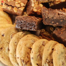 Fresh Baked Cookie & Chocolate Brownie Tray